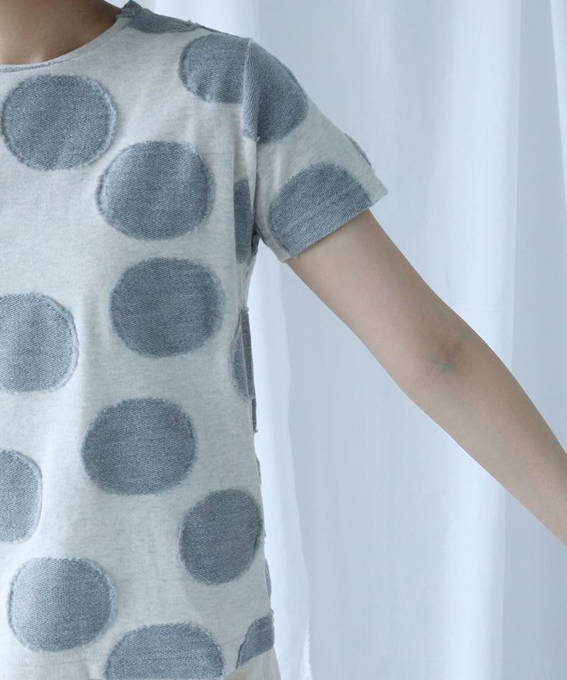 BIG DOT ジャガード　Ｔシャツ（Lene non finito）