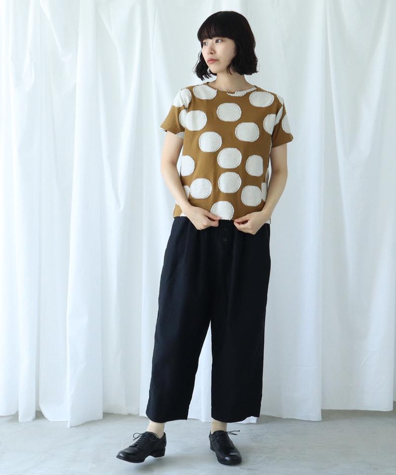 BIG DOT ジャガード　Ｔシャツ（Lene non finito）