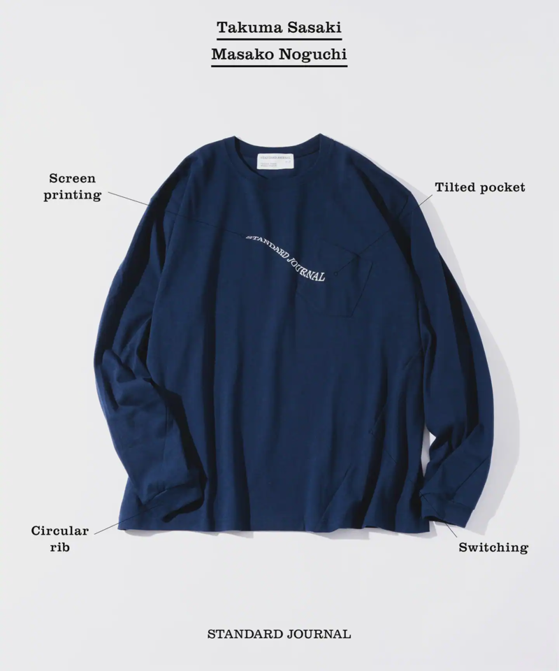 【STANDARD JOURNAL / スタンダード ジャーナル】by SASAKI NOGUCHI Long Sleeve（JOURNAL STANDARD）