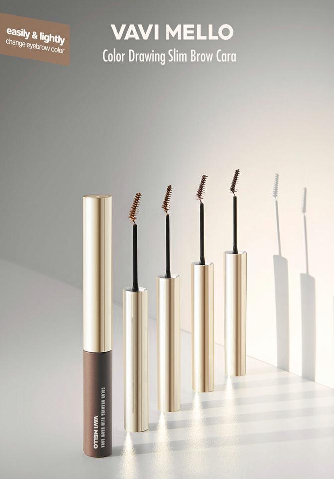【PB特価】DHOLICオリジナル[VAVI MELLO] カラードローイングスリムブロウカラ 01ブロンドブラウン・50540 コスメ cosme【MAKEUP】バビメロ アイブロウ まゆ毛 眉毛 まゆ マスカラ ブラウン 茶色 スリム 細い 韓国 韓国コスメ VAVIMELLO