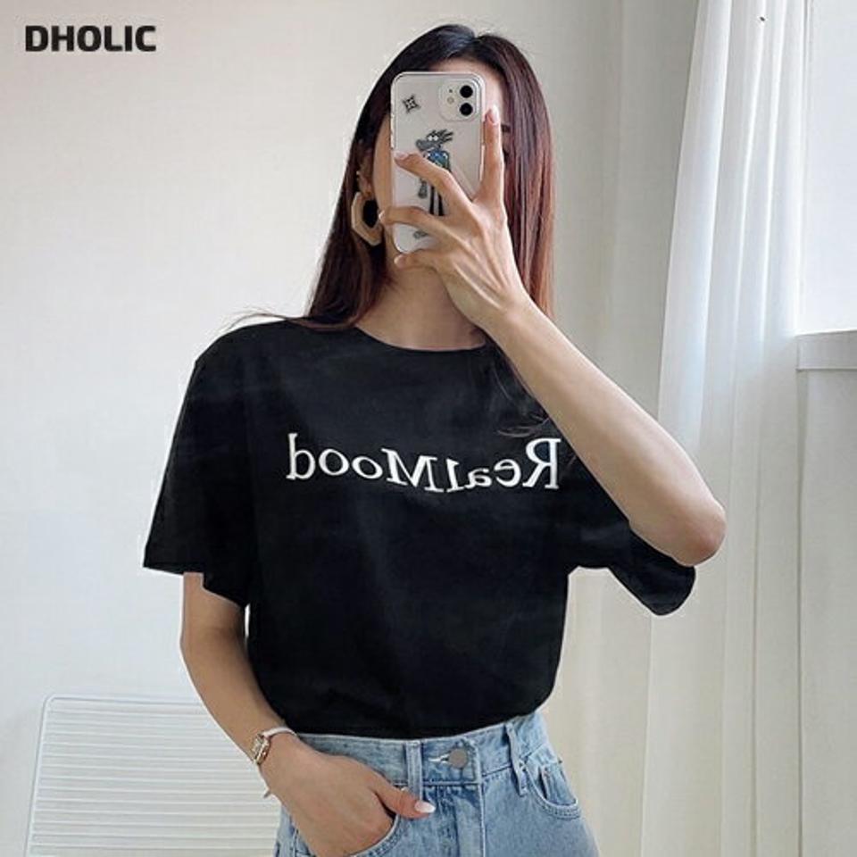 ラウンドレタリングTシャツ・全3色・t65442 レディース 【tops】韓国 ファッション トップス Tシャツ 半袖 デイリー ラウンドネック レタリング 体型カーバー 細身 フェミニン ルーズ ゆったり スリム カジュアル 夏 春