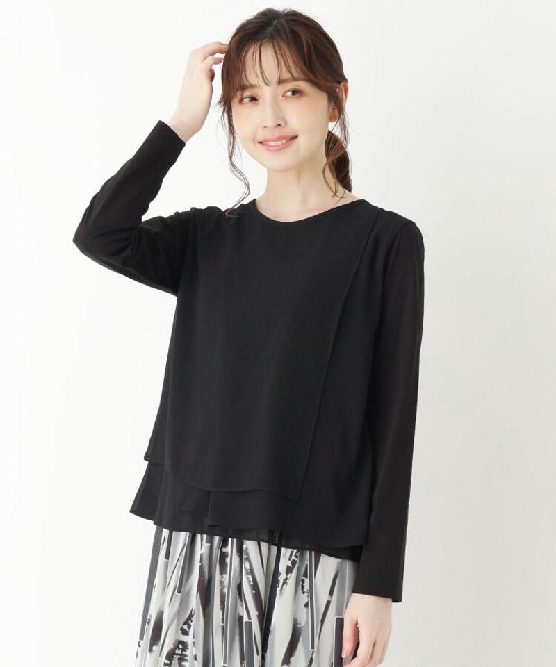 シフォンレイヤードプルオーバー