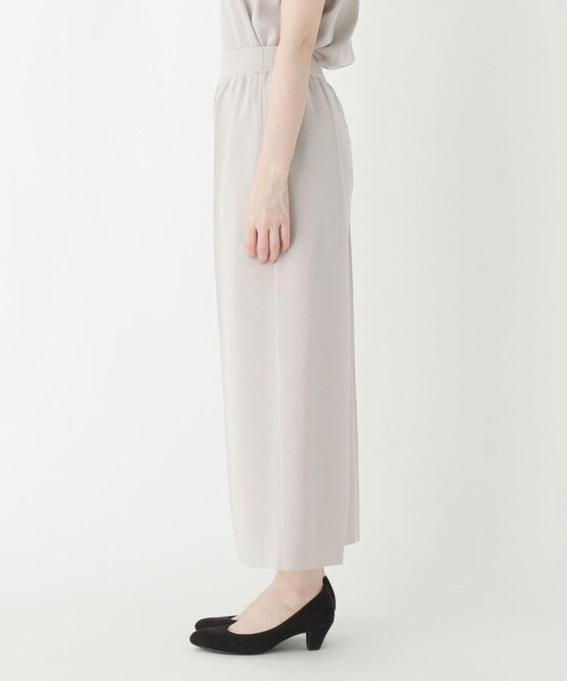アセテート混ニットパンツ