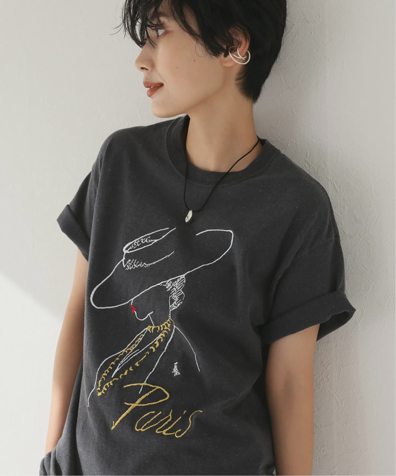 【JACKSON MATISSE / ジャクソン マティス】 la demoiselle Tee：Tシャツ（JOURNAL STANDARD）