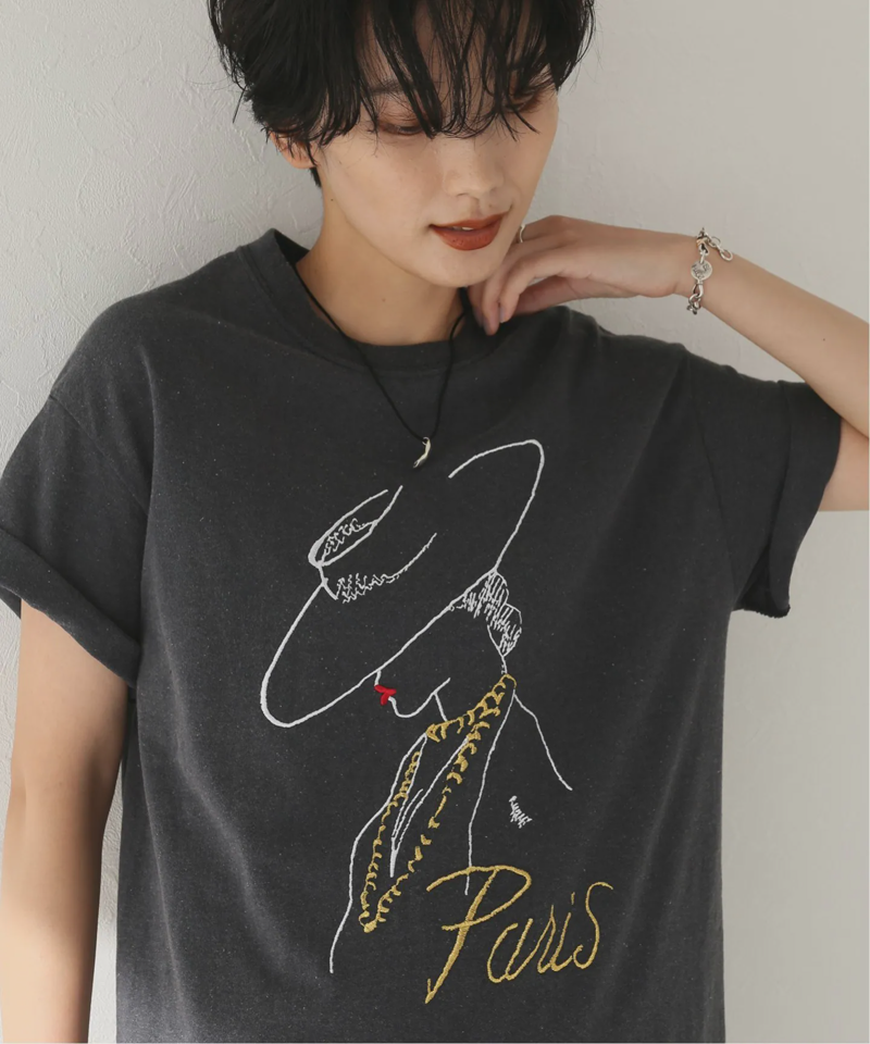 【JACKSON MATISSE / ジャクソン マティス】 la demoiselle Tee：Tシャツ（JOURNAL STANDARD）