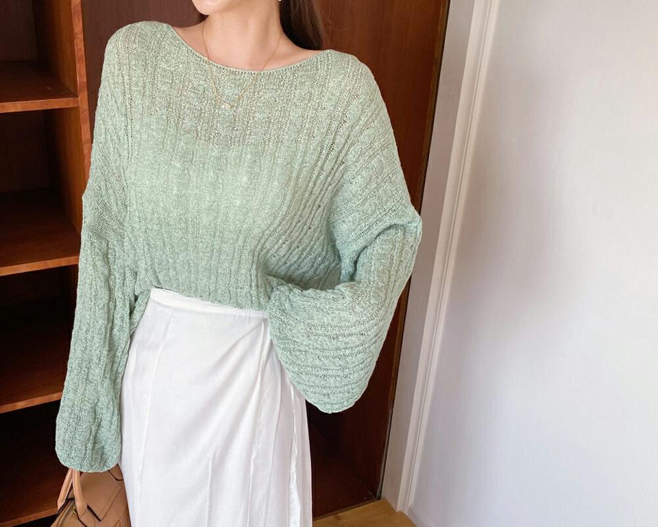 ボートネックルーズツイストニット・全4色・t69673 レディース 【tops】トップス ニット 長袖 ボートネック ルーズ ゆったり ラフ カジュアル ツイスト 単色 シンプル ボリューム袖 ワイドスリーブ 秋 韓国 ファッション ハイホリHIHOLLI