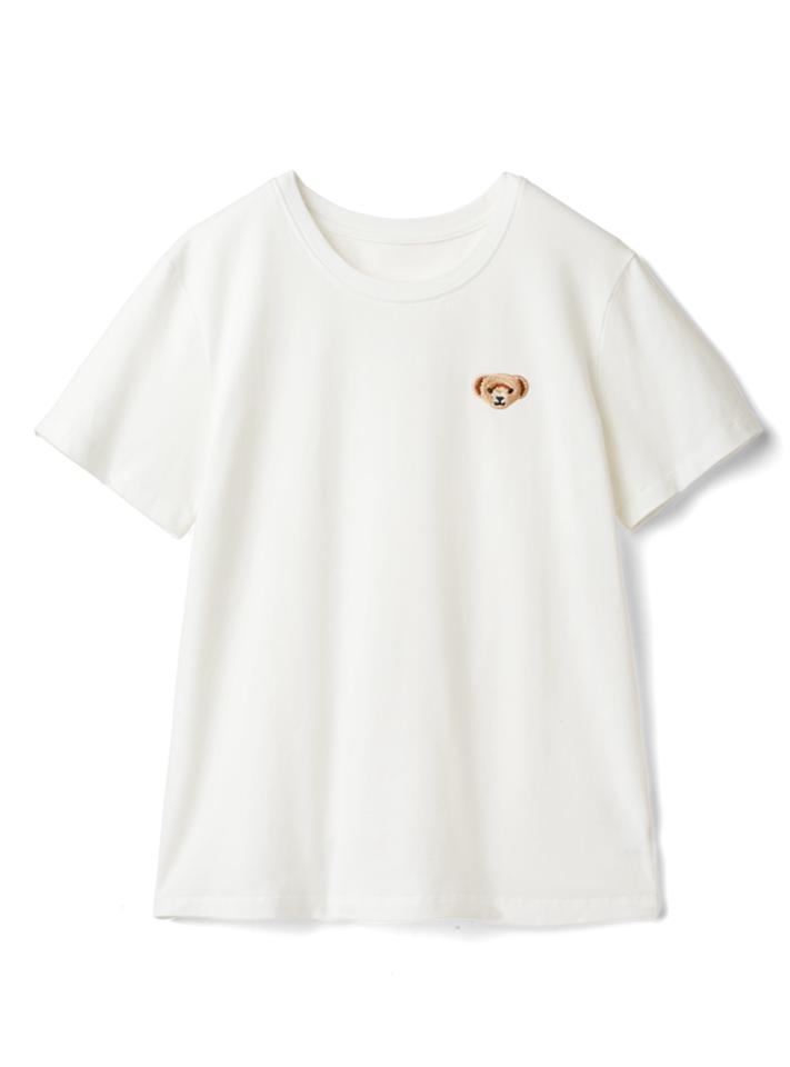 テディベア刺繍Tシャツ
