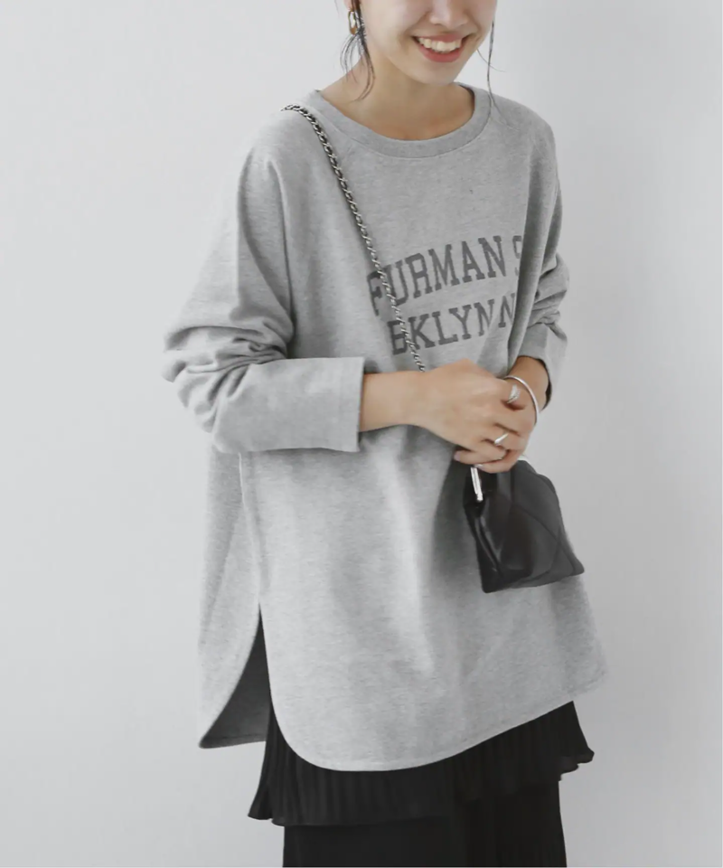 コットンロゴプリントロングスリーブTEE◆（JOURNAL STANDARD relume）