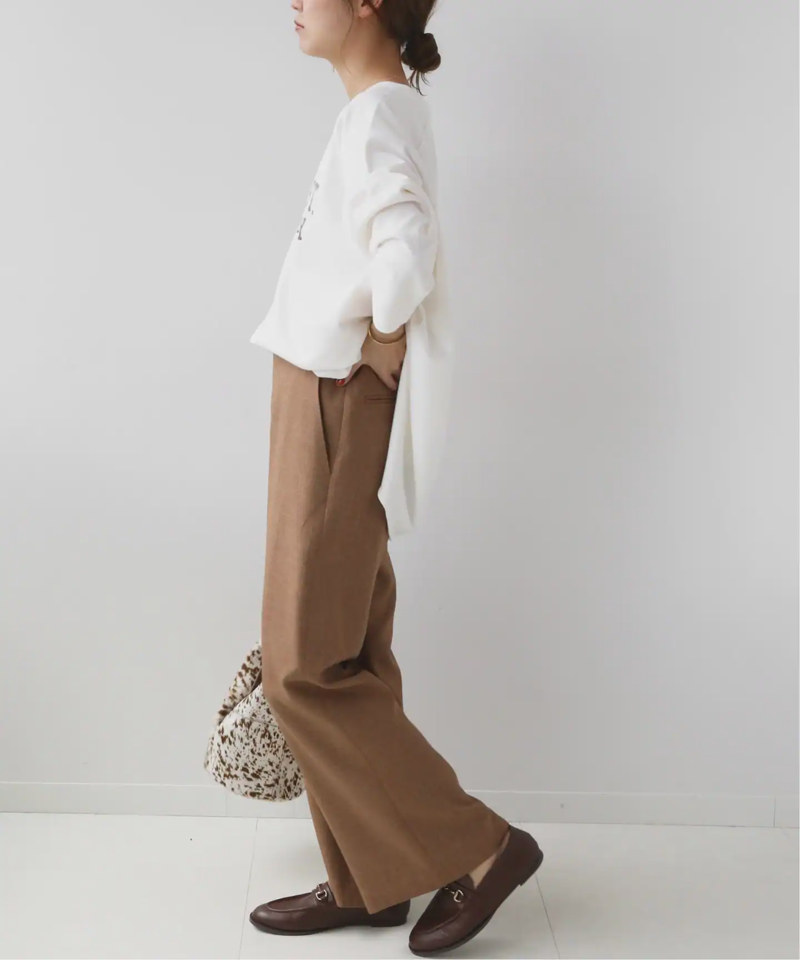 コットンロゴプリントロングスリーブTEE◆（JOURNAL STANDARD relume）