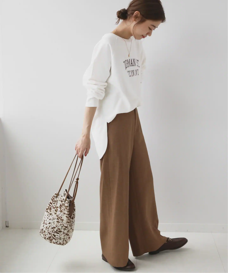 コットンロゴプリントロングスリーブTEE◆（JOURNAL STANDARD relume）