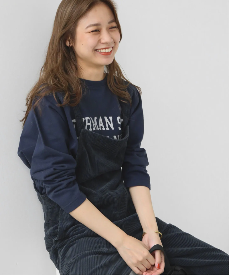 コットンロゴプリントロングスリーブTEE◆（JOURNAL STANDARD relume）