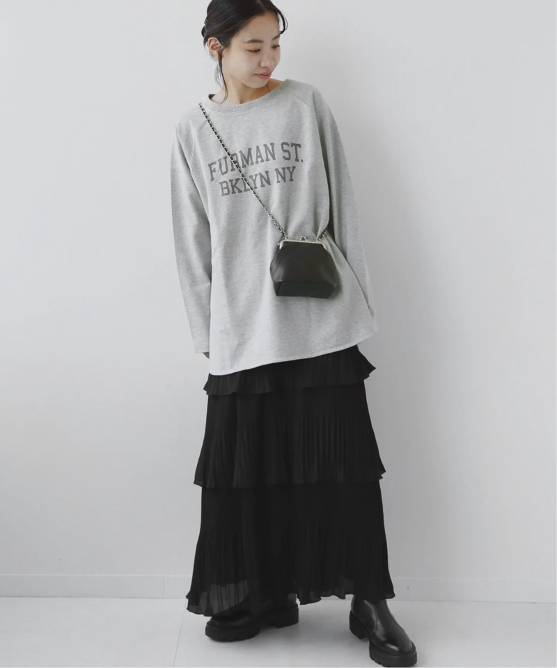 コットンロゴプリントロングスリーブTEE◆（JOURNAL STANDARD relume）