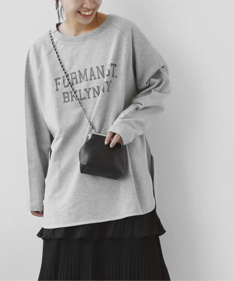 コットンロゴプリントロングスリーブTEE◆（JOURNAL STANDARD relume）