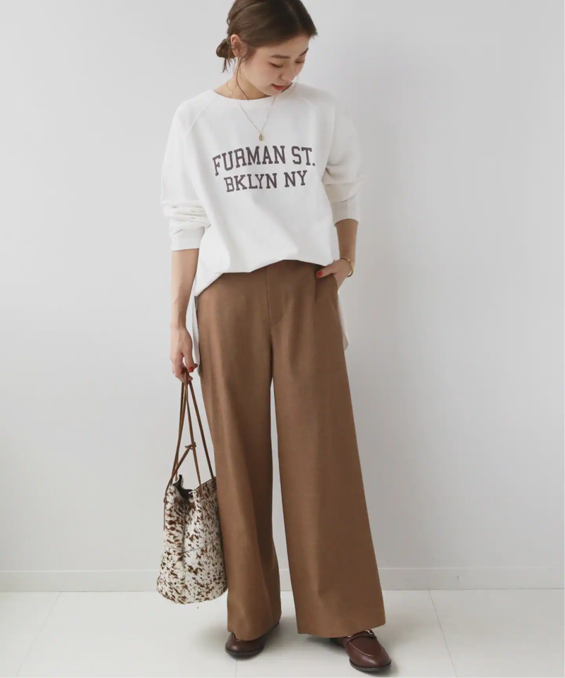 コットンロゴプリントロングスリーブTEE◆（JOURNAL STANDARD relume）
