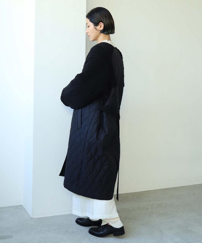 〇ニット × キルティングコート（cardo fabrica）