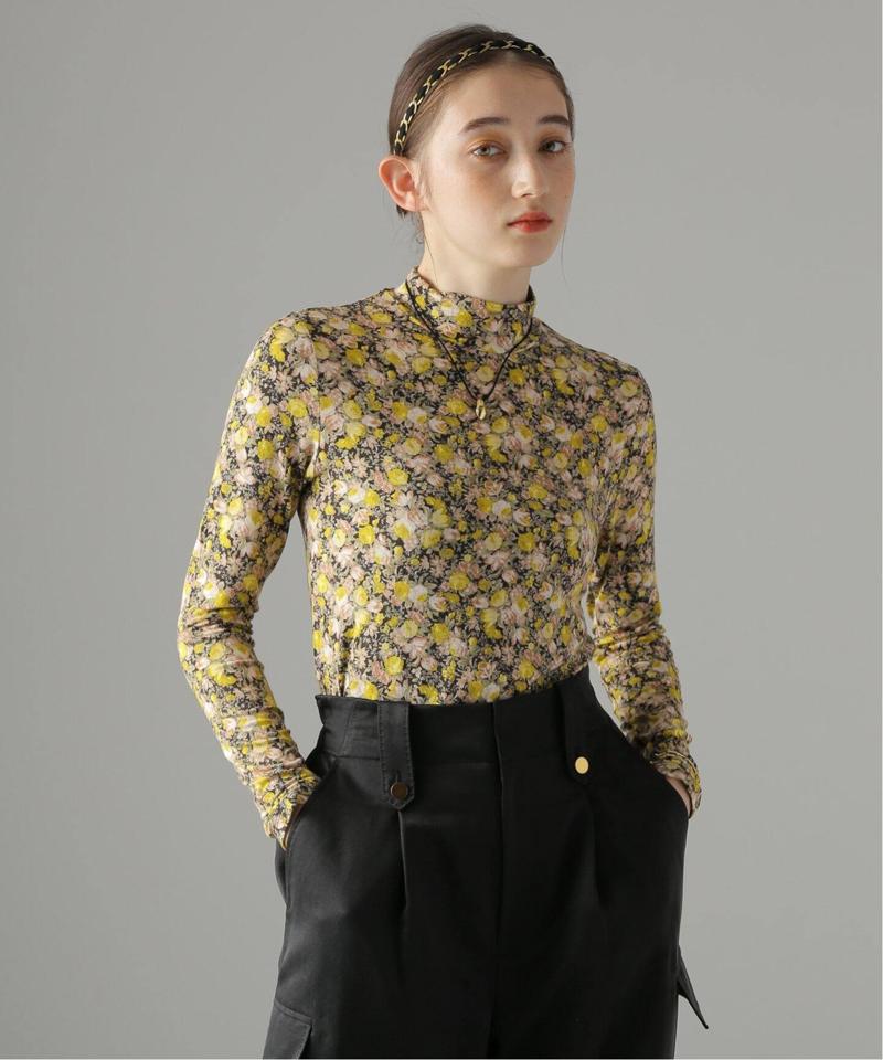 【leur logette/ルールロジェット】MATISSE FLOWER PRINT TOP：カットソー（JOURNAL STANDARD）