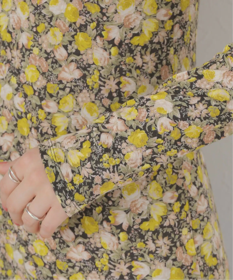 【leur logette/ルールロジェット】MATISSE FLOWER PRINT TOP：カットソー（JOURNAL STANDARD）