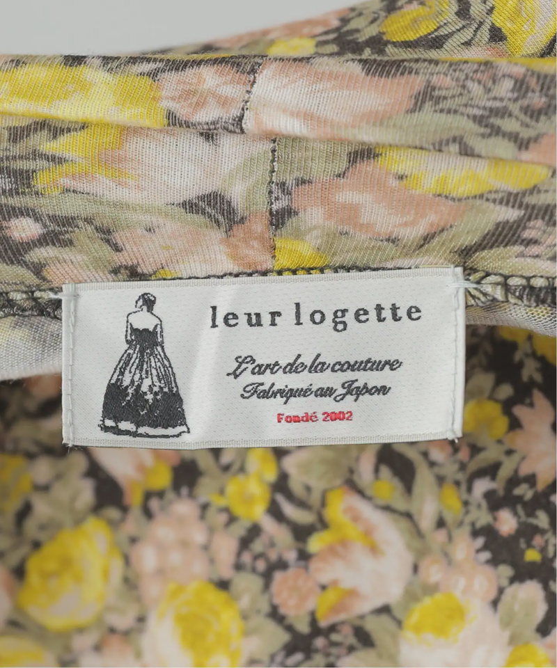【leur logette/ルールロジェット】MATISSE FLOWER PRINT TOP：カットソー（JOURNAL STANDARD）