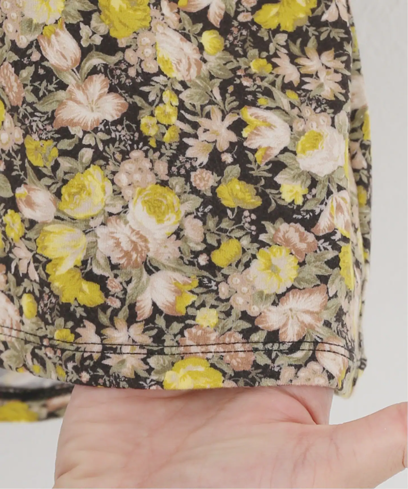 【leur logette/ルールロジェット】MATISSE FLOWER PRINT TOP：カットソー（JOURNAL STANDARD）