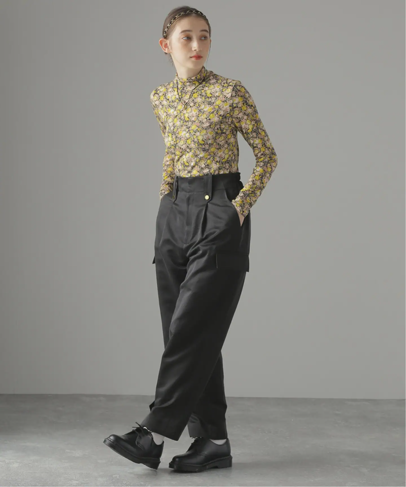 【leur logette/ルールロジェット】MATISSE FLOWER PRINT TOP：カットソー（JOURNAL STANDARD）