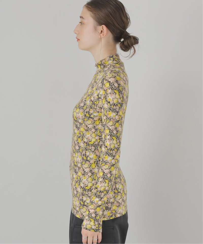 【leur logette/ルールロジェット】MATISSE FLOWER PRINT TOP：カットソー（JOURNAL STANDARD）