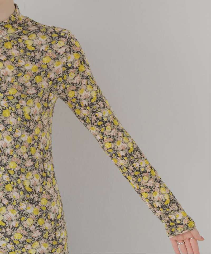 【leur logette/ルールロジェット】MATISSE FLOWER PRINT TOP：カットソー（JOURNAL STANDARD）