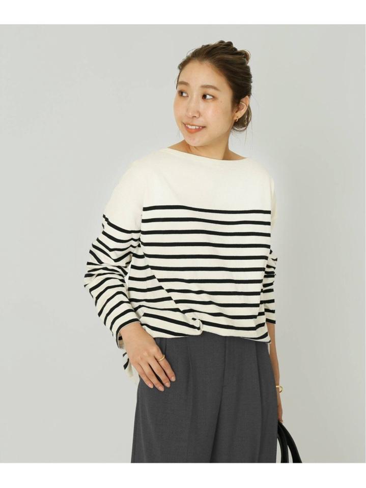 <<別注>>【Leminor/ルミノア】FOR L'ESSAGE ナバルボーダーカットソー◆（JOURNAL STANDARD L'ESSAGE）