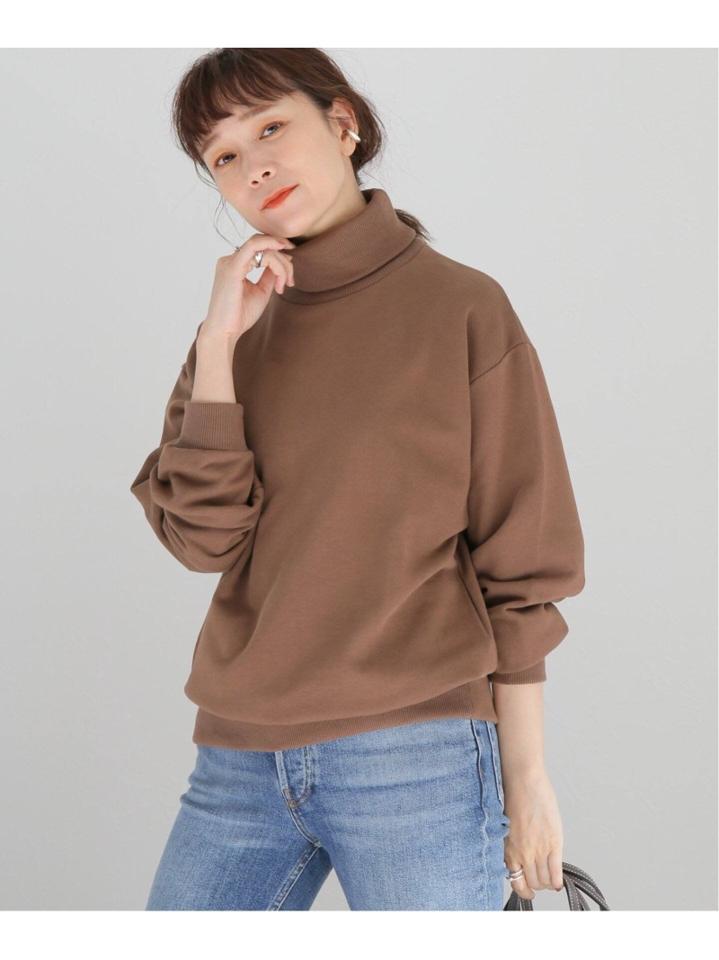 【BASERANGE/ベースレンジ】LOOSE TURTLE NECK SWEAT SHIRT:スウェット（JOURNAL STANDARD L'ESSAGE）