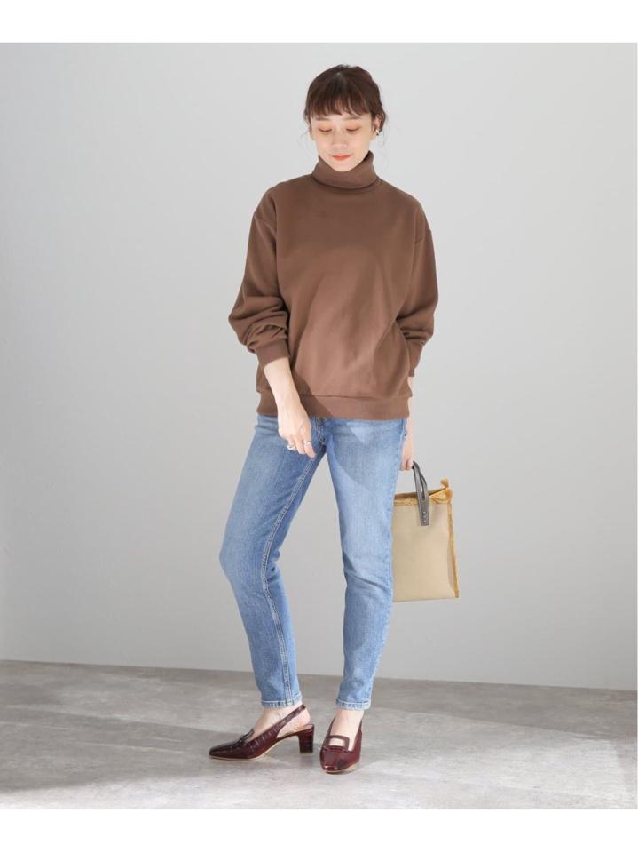 【BASERANGE/ベースレンジ】LOOSE TURTLE NECK SWEAT SHIRT:スウェット（JOURNAL STANDARD L'ESSAGE）