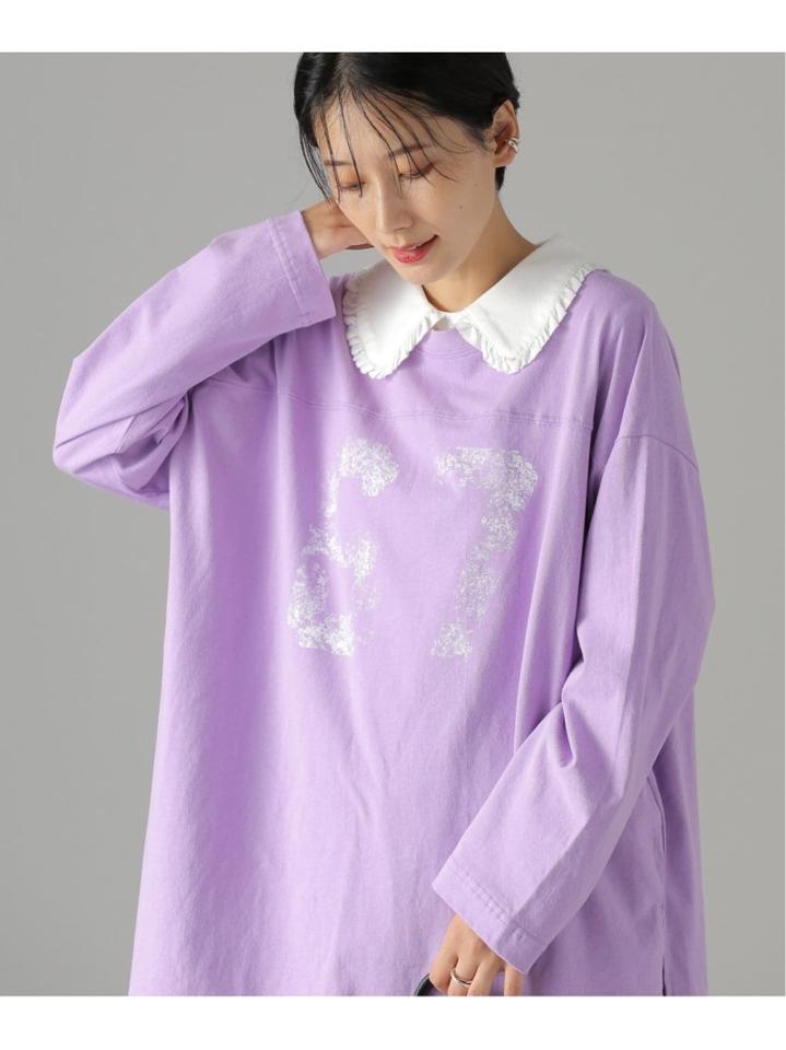 ナンバリングロングTシャツ