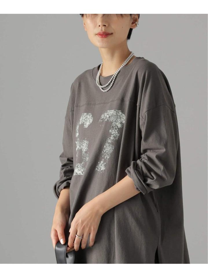ナンバリングロングTシャツ