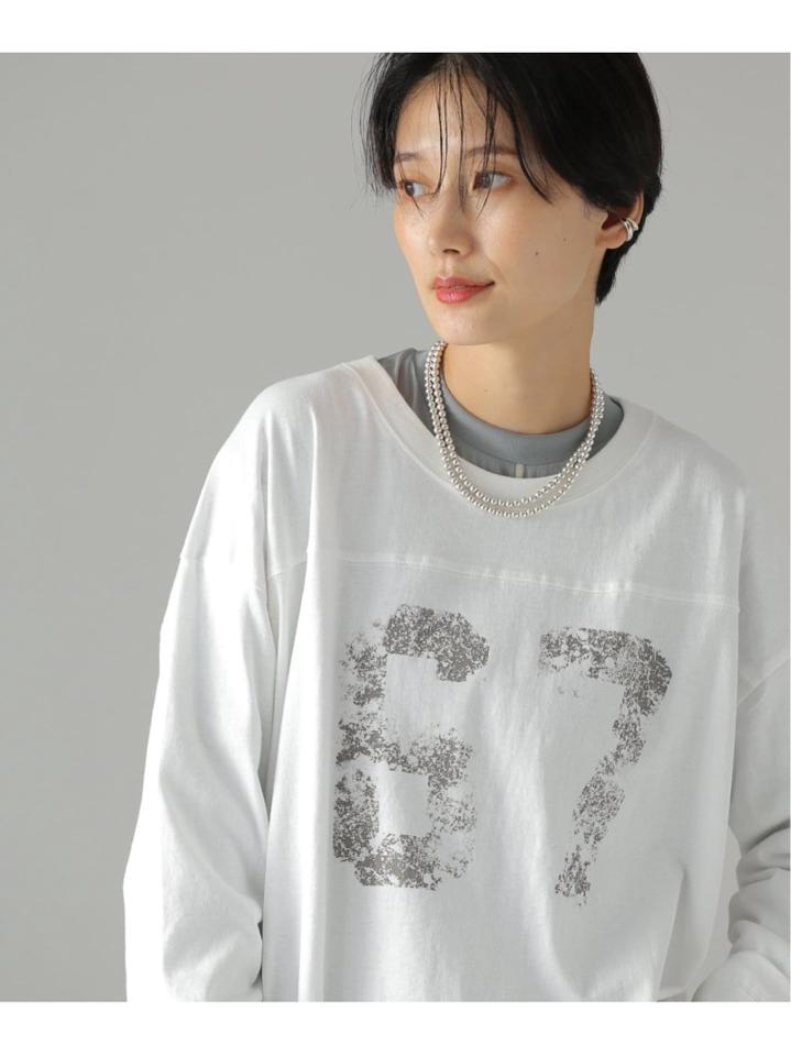 ナンバリングロングTシャツ