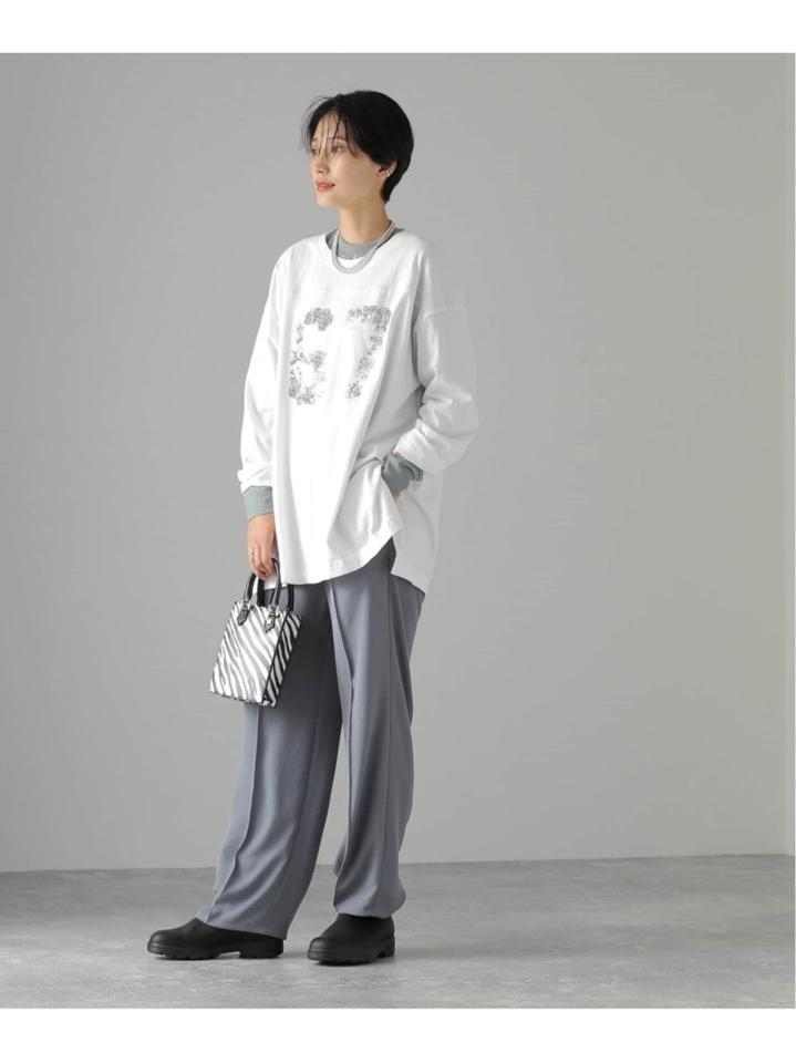 ナンバリングロングTシャツ