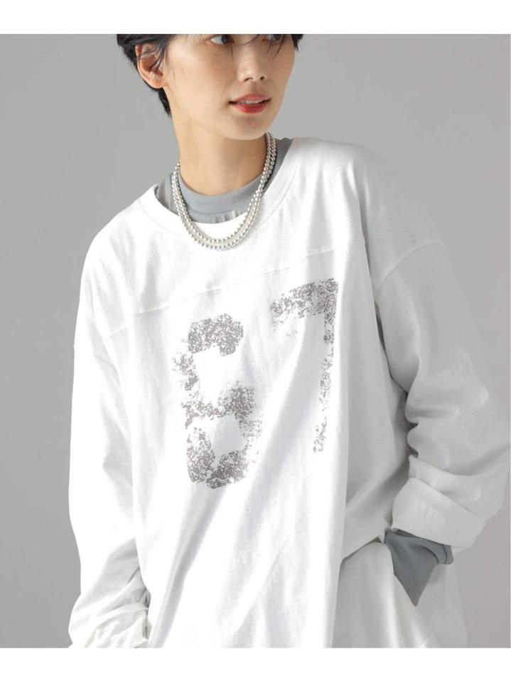 ナンバリングロングTシャツ