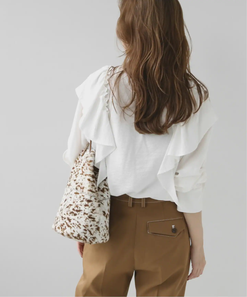 レーヨンカルゼラッフルブラウス◆（JOURNAL STANDARD relume）