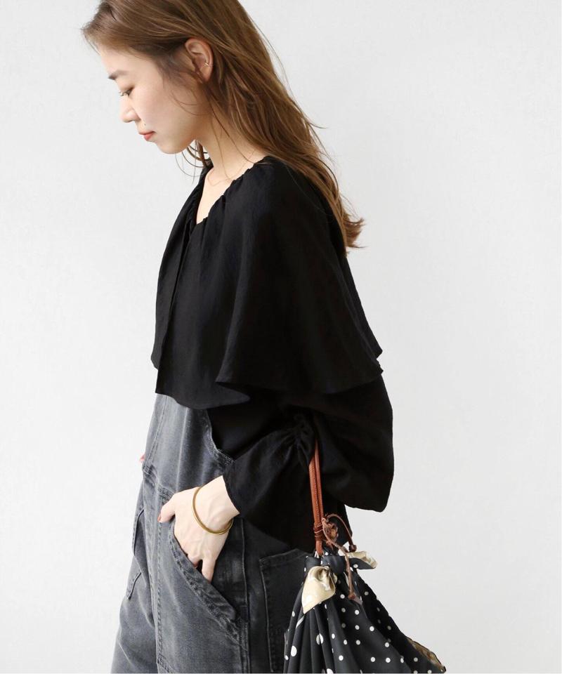 ■■■レーヨンカルゼケープブラウス◆（JOURNAL STANDARD relume）