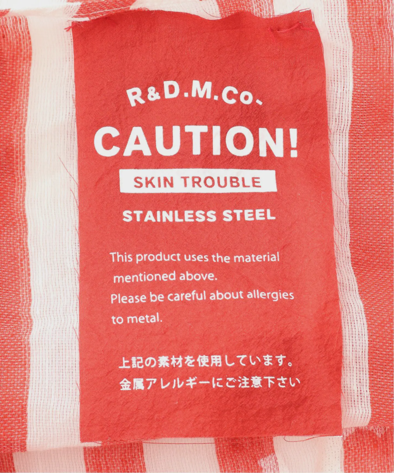 【R&D.M.Co/オールドマンズテイラー】 STEEL LINEN SUPERMARKET BAG  バッグ（JOURNAL STANDARD FURNITURE）