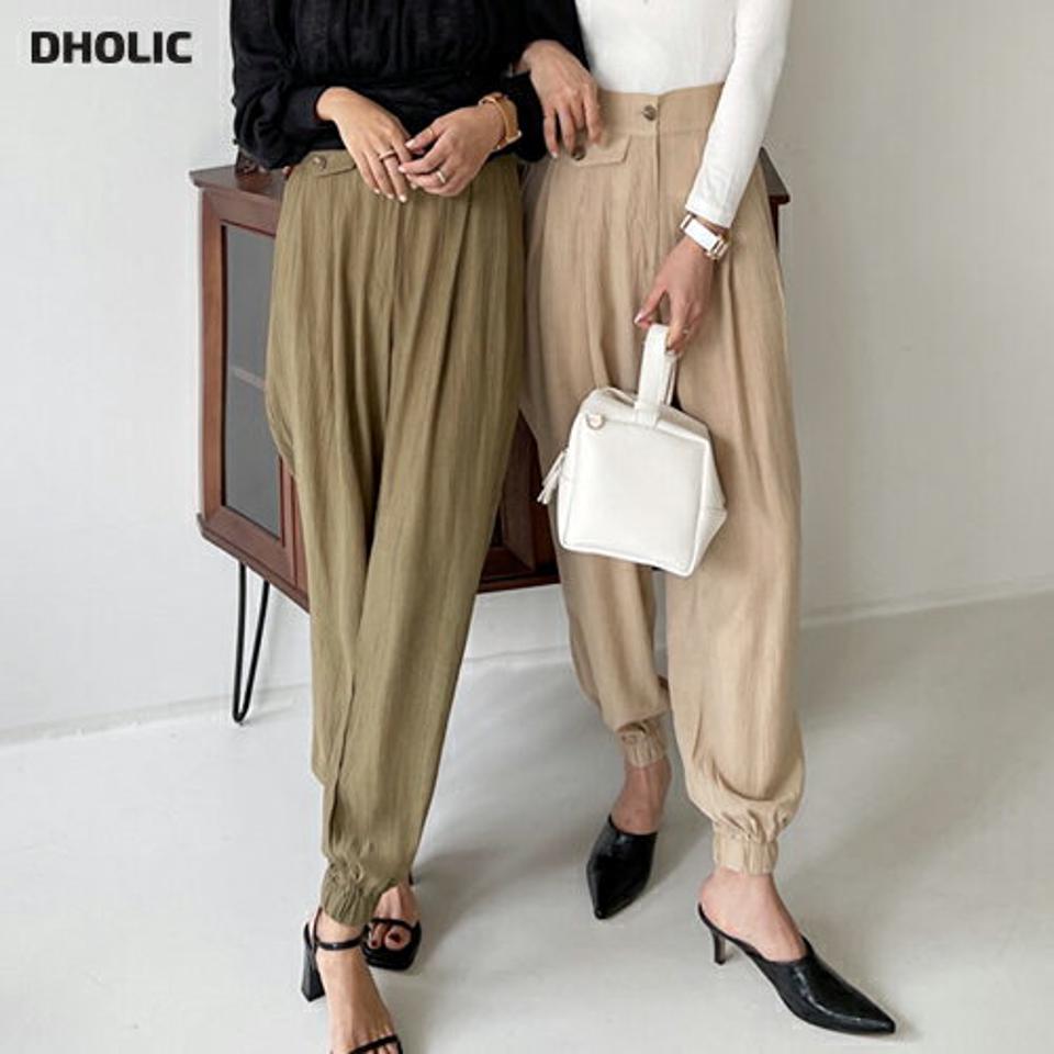 リンクルフラップジョガーパンツ・全3色・t65821 レディース 【pt】韓国 ファッション ボトムス ロング ロングパンツ ベーシック 美脚 ジョガーパンツ ゴム スリム ポケット 無地 ワイド 体型カーバー 細身 足長 着痩せ 秋 春