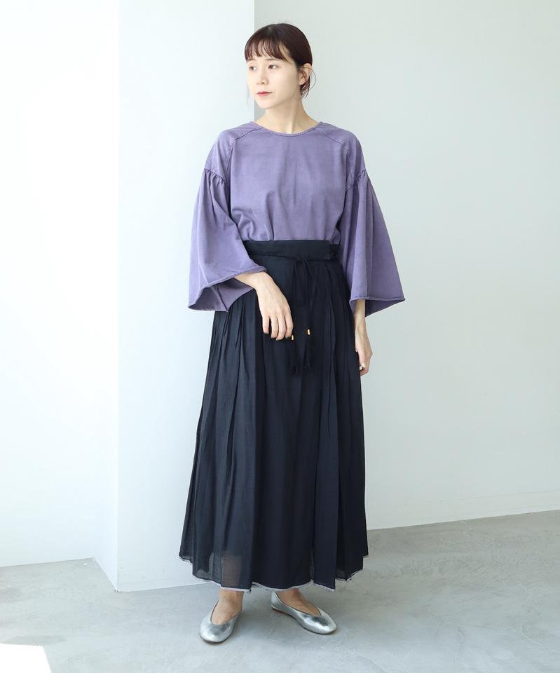 ●クリアスピン製品染め ワイドスリーブ ショートカーディガン（cardo fabrica）