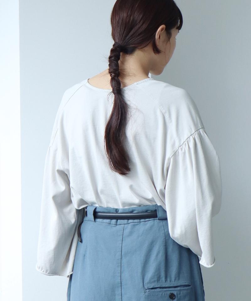 ●クリアスピン製品染め ワイドスリーブ ショートカーディガン（cardo fabrica）