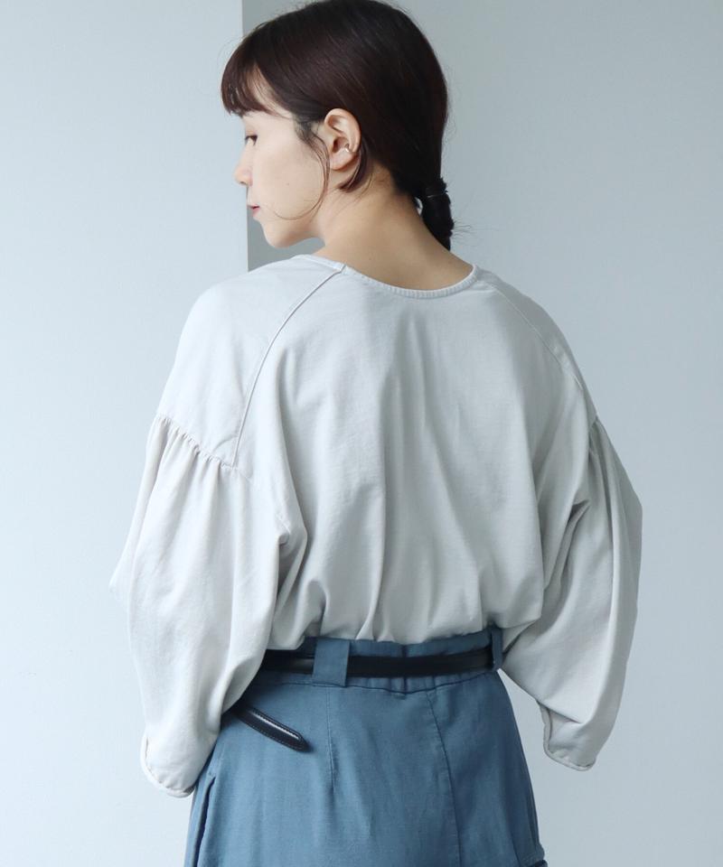 ●クリアスピン製品染め ワイドスリーブ ショートカーディガン（cardo fabrica）