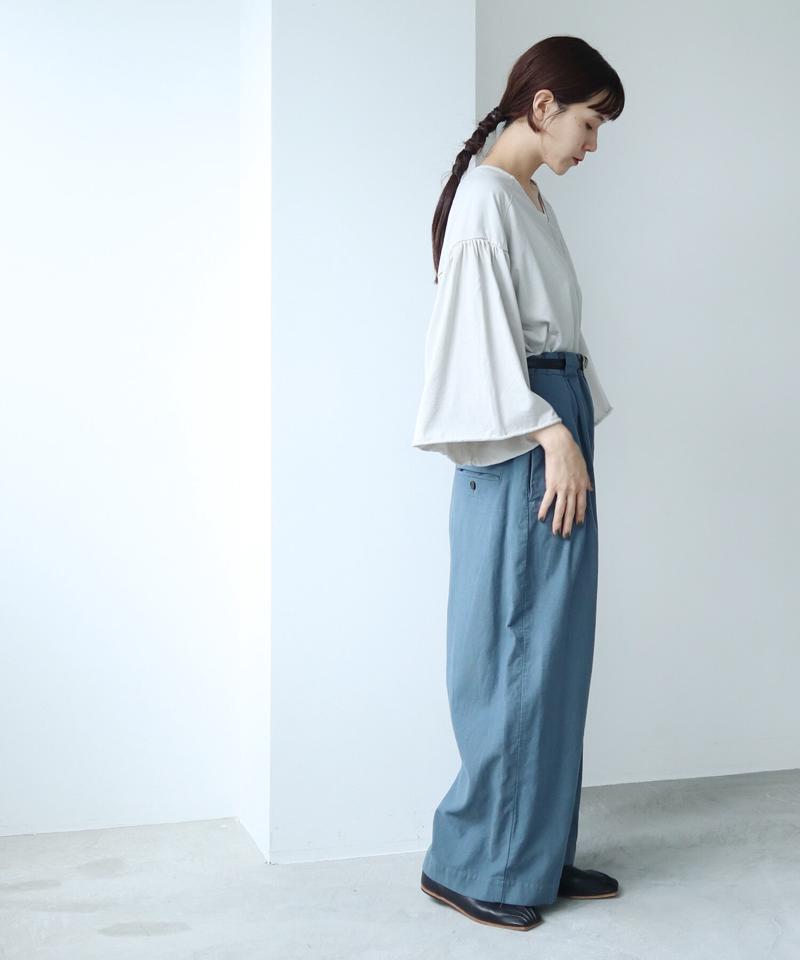 ●クリアスピン製品染め ワイドスリーブ ショートカーディガン（cardo fabrica）