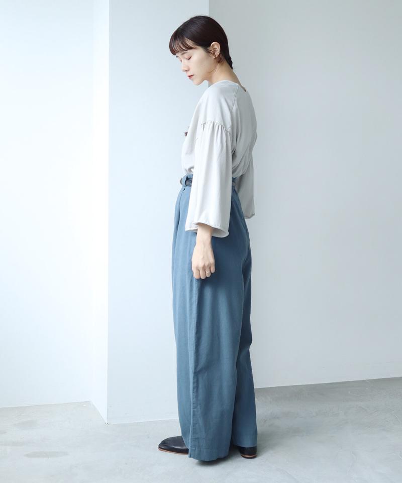 ●クリアスピン製品染め ワイドスリーブ ショートカーディガン（cardo fabrica）