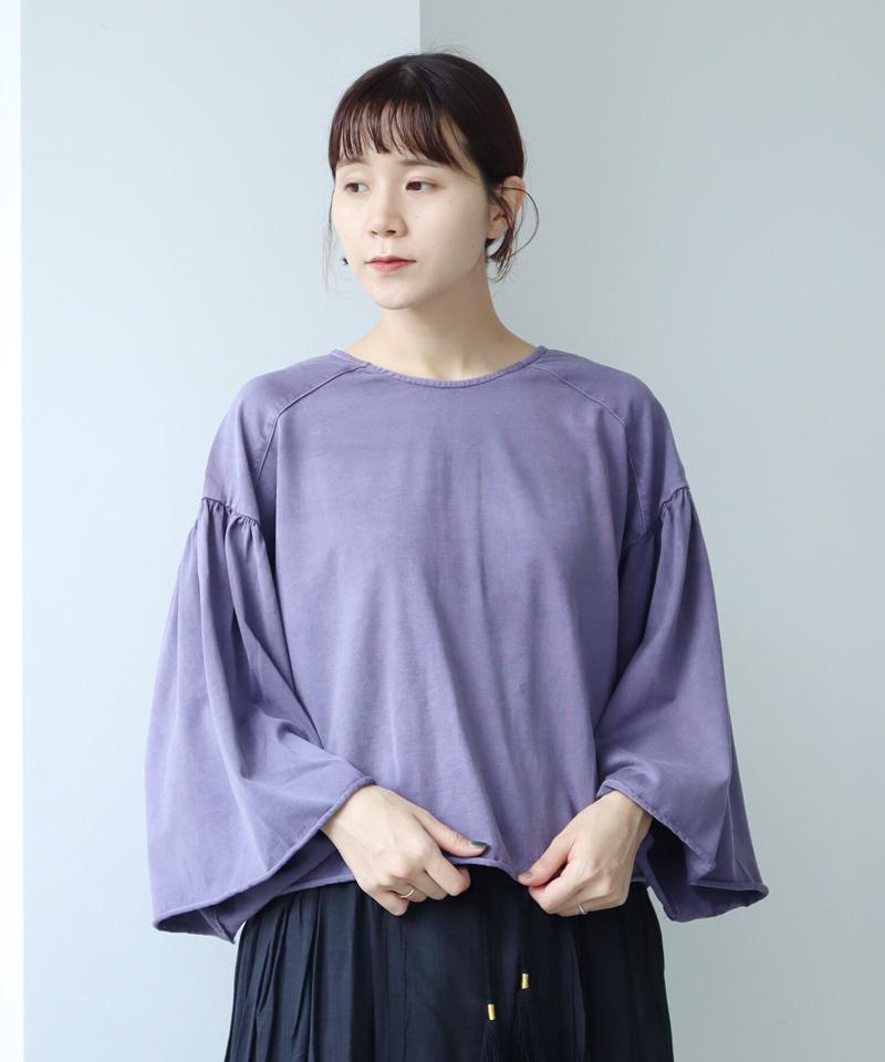 ●クリアスピン製品染め ワイドスリーブ ショートカーディガン（cardo fabrica）