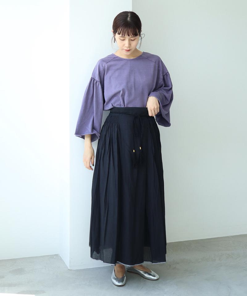 ●クリアスピン製品染め ワイドスリーブ ショートカーディガン（cardo fabrica）