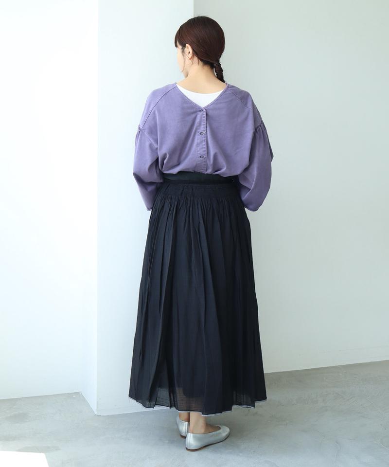 ●クリアスピン製品染め ワイドスリーブ ショートカーディガン（cardo fabrica）
