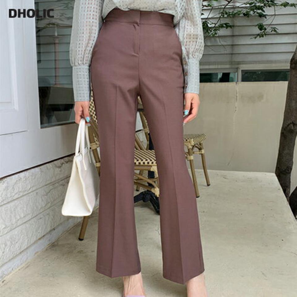 ホックスラックス・全3色・t64889 レディース 【pt】韓国ファッション ボトムス パンツ ロング ロングパンツ スラックス ポケット センタープレス 10分丈 十分丈 スリム フィット タイト オフィスカジュアル オフィス 春 秋 NIJU