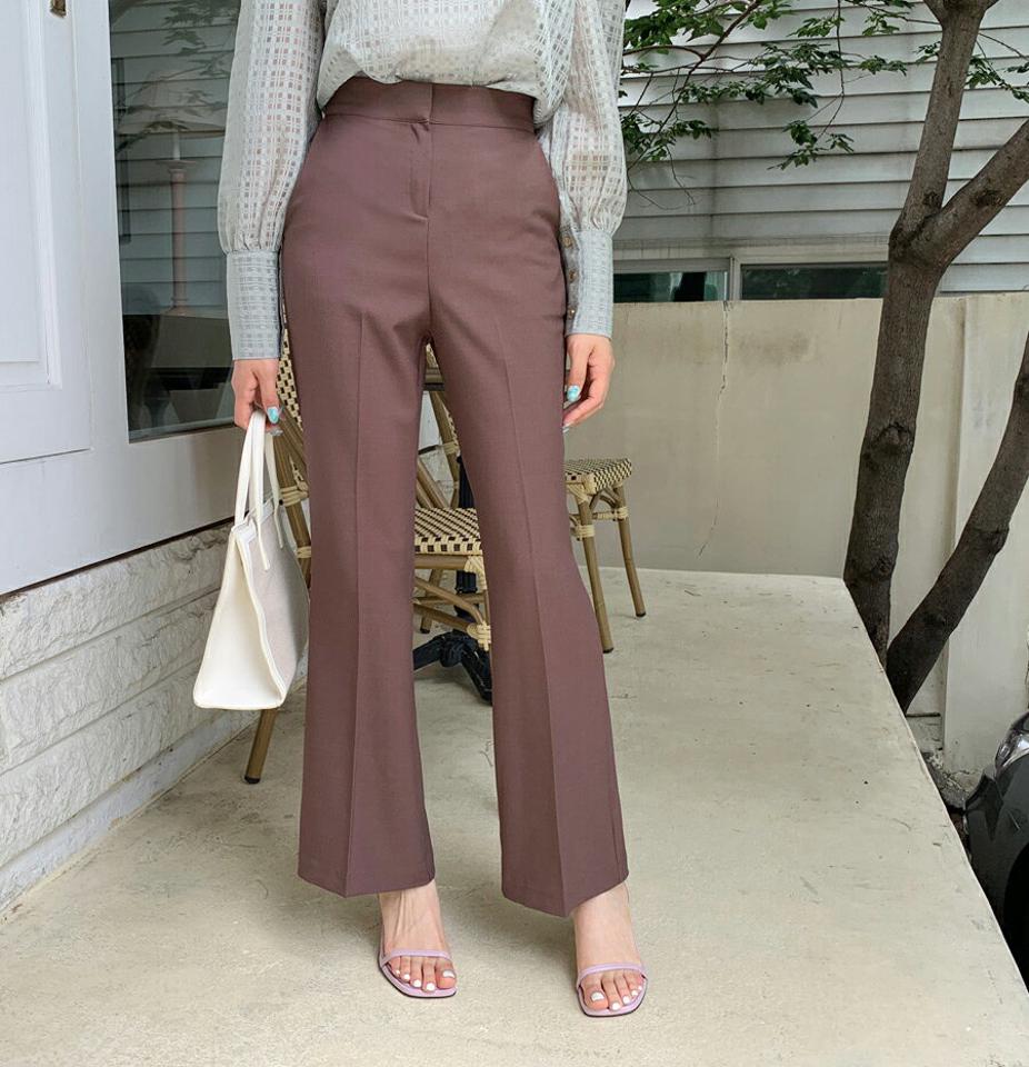 ホックスラックス・全3色・t64889 レディース 【pt】韓国ファッション ボトムス パンツ ロング ロングパンツ スラックス ポケット センタープレス 10分丈 十分丈 スリム フィット タイト オフィスカジュアル オフィス 春 秋 NIJU