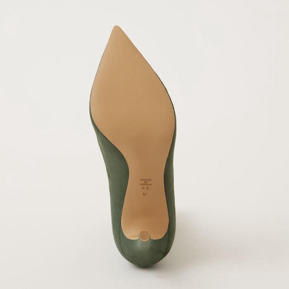 セットバックヒールで華奢美脚に☆シンプルパンプス