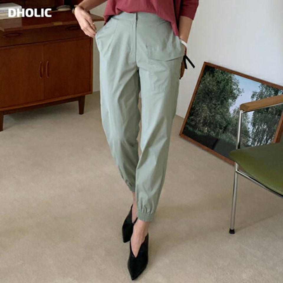 カーゴジョガーパンツ・全4色・b69865 レディース 【pt】パンツ ズボン ロングパンツ ジョガーパンツ カーゴパンツ 単色 無地 シンプル ベーシック 大人 カラーパンツ カジュアル ラフ 春 夏 秋 韓国ファッション ハイホリHIHOLLI